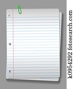 Spotlight Notebook Paper Clip 2 Pages Background Spotlight Notebook Paper Clip 2 Pages Background