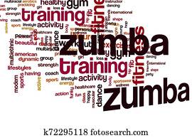 Zumba word cloud Zumba word cloud