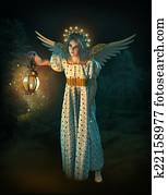 Christmas Angel, 3d CG Christmas Angel, 3d CG