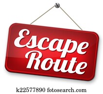 escape route to safety