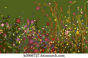 Klimt, Flowers Klimt, Flowers