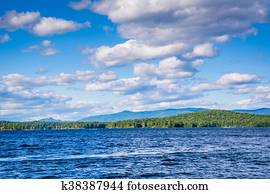 Mountain Ranges And Lake Winnipesaukee In Weirs Beach Laconia Mountain Ranges And Lake Winnipesaukee