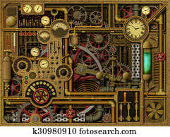 Steampunk Background Steampunk Background