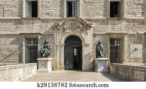 Entrance of Faculty of Medicine Montpellier