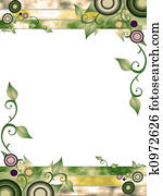 Floral frame Floral frame