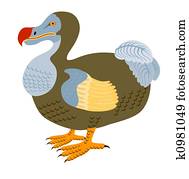Dodo bird on white Dodo bird on white