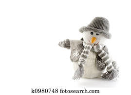 inverno, boneco neve