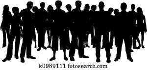 large crowd of people large crowd of people