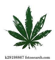 Marijuana leaf Marijuana leaf