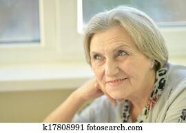 Portrait of a senior woman