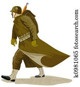 Soldier marching Soldier marching
