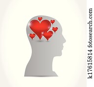 apaixonadas, conceito, ilustração, desenho