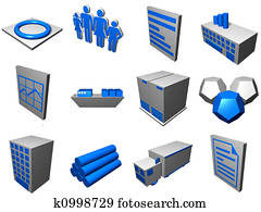 Logistics Process Icons For Supply Chain Diagram in Blue Gray Logistics Process Icons For Supply Chain Diagram in Blue Gray