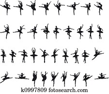 בלט, silouettes
