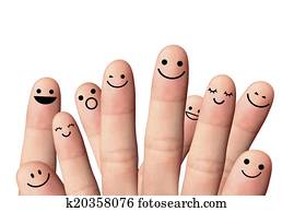 Happy family with the earth, isolated with clipping paths.