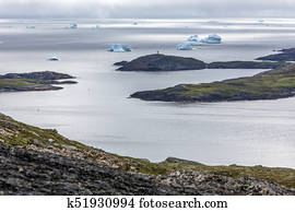 icebergs at Fogo Island