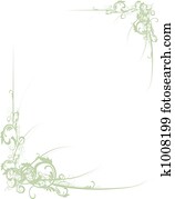 Scroll Border Green Scroll Border Green
