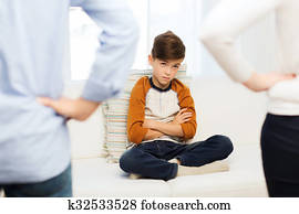 transtorne, ou, sentimento, culpado, menino, e, pais, casa