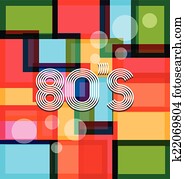 80's Art Background. 80's Art Background.