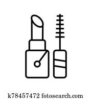 Cosmetics Icon vector illustration photo Cosmetics Icon vector illustration photo