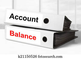 kontor, bind, konto, balance