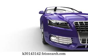 Purple Car Front Purple Car Front