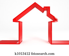 rood, woning