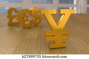 Badges currency of the world