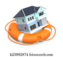 casa, en, lifebuoy