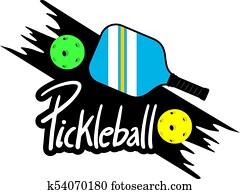 Pickleball symbol design Pickleball symbol design
