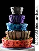 נפלא, התקרר, עוגה של חתונה, -, מאוד, גיזעי, ו, fun!