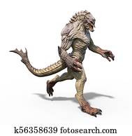 Alien Creature Walking Alien Creature Walking