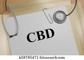 CBD - medical concept CBD - medical concept