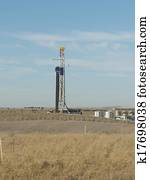 Oil Well being drilled