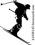 Skiing Skiing
