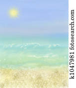 Beach Vacation Background Beach Vacation Background