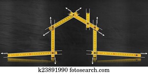 House Project - Yellow Wooden Meter House Project - Yellow Wooden Meter