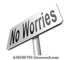 não, preocupações