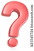 Question mark. Question mark.