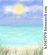 Seashore Background Seashore Background