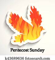 דוגמה, של, יסודות, של, חג שבועות, יום ראשון, רקע