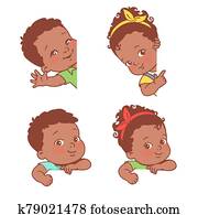 תינוקת, ו, בחור, בלבן, רקע.