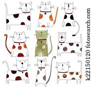cats pattern cats pattern