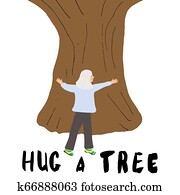 Tree Hugger Illustrations | Our Top 7 Tree Hugger Stock Art | Fotosearch