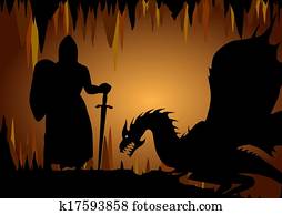 Knight and Dragon Knight and Dragon