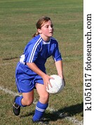 Soccer Player in Action