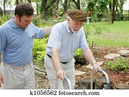 Son & Elderly Father Son & Elderly Father