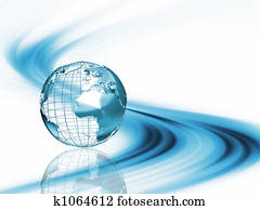 Abstract globe Abstract globe