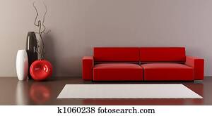 lounge room with couch and vases lounge room with couch and vases