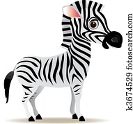 וקטור, zebra, ציור היתולי